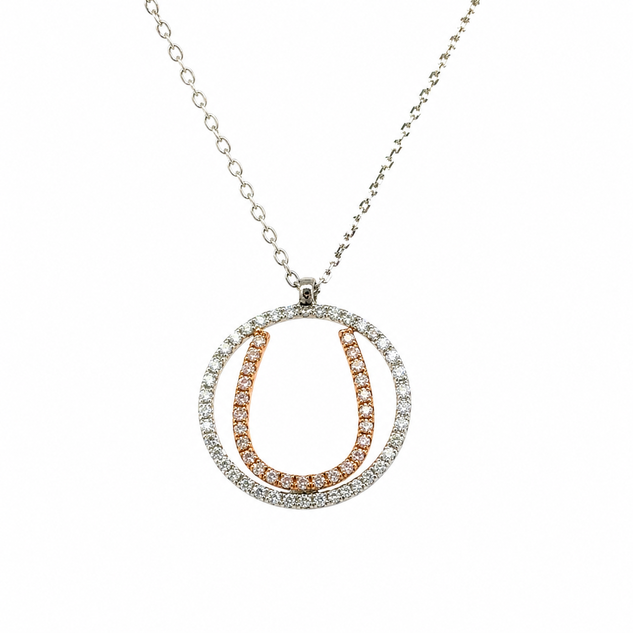 Diamond Horseshoe Necklace