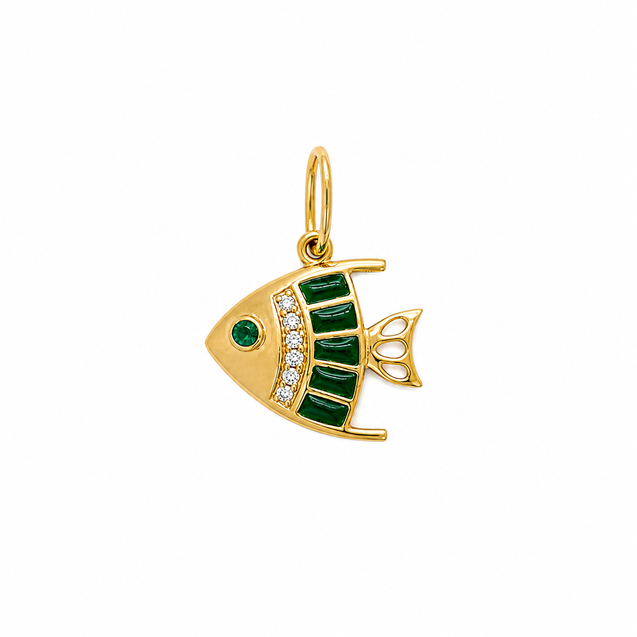 Diamond Fish Charm