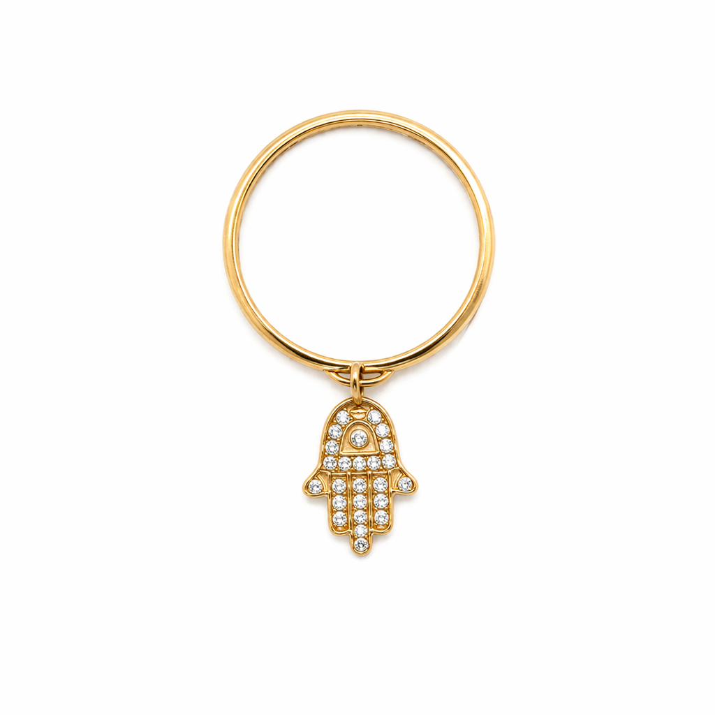 Diamond Hanging Hamsa Band