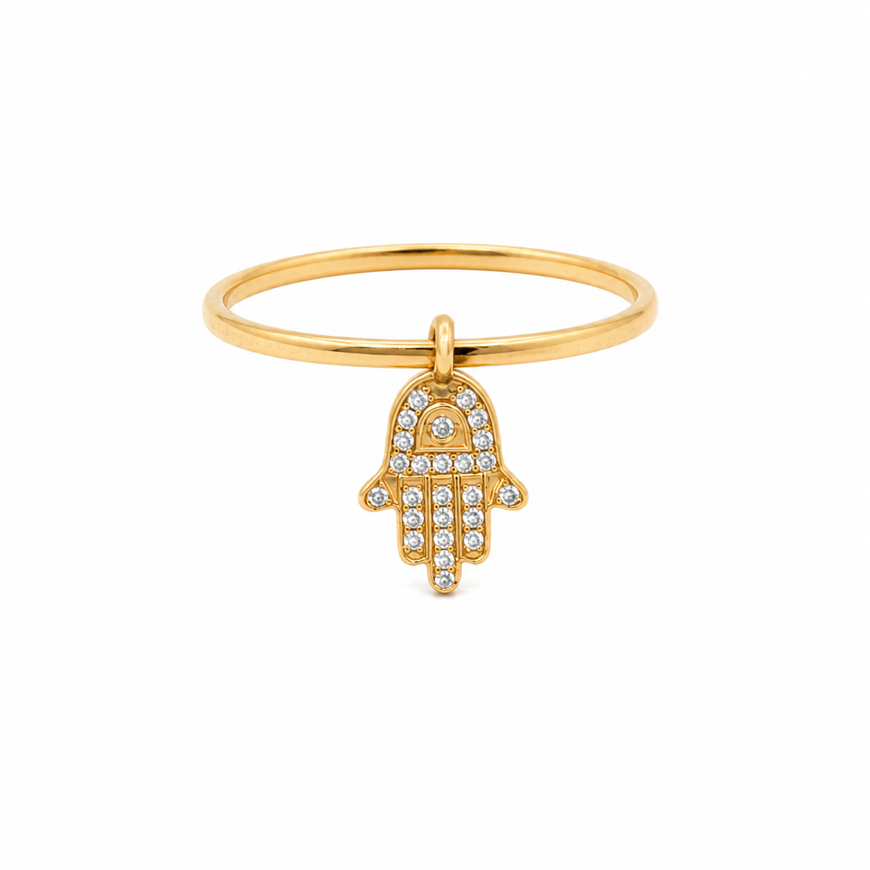 Diamond Hanging Hamsa Band