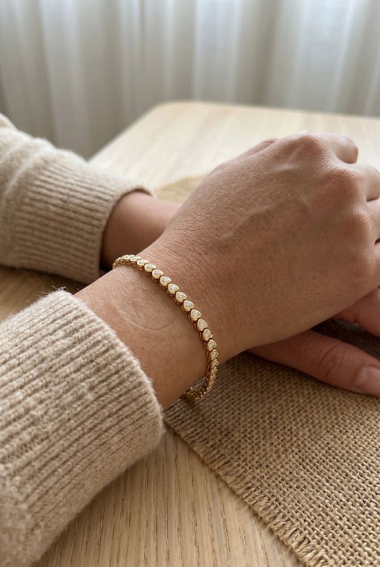 Diamond Heart Bracelet