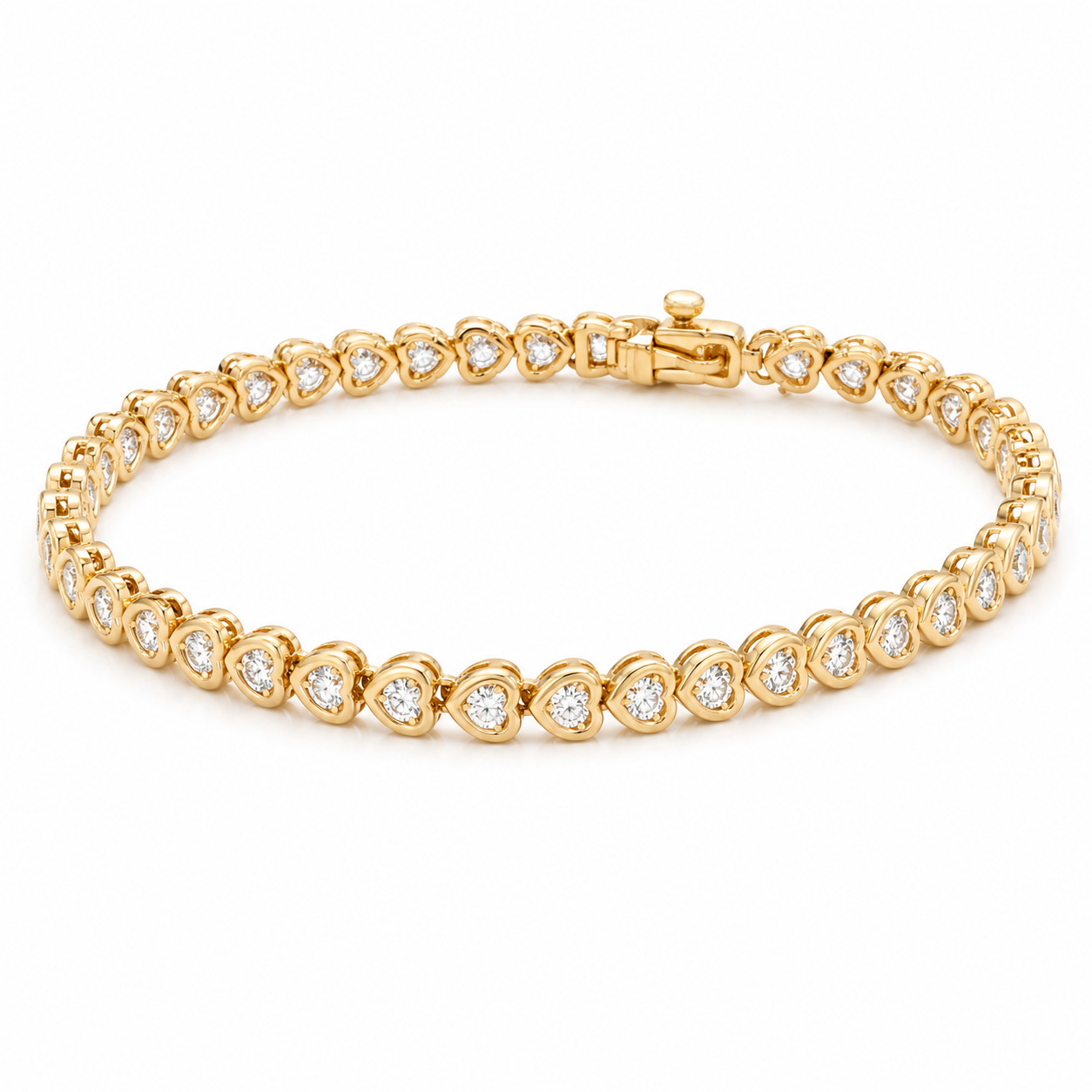 Diamond Heart Bracelet