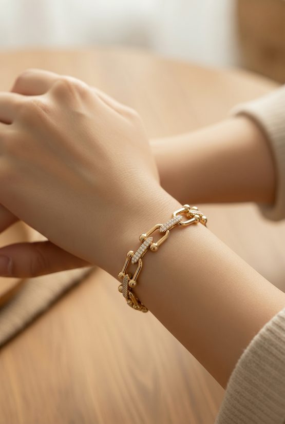 Diamond Link Bracelet