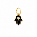 Diamond Hamsa Charm