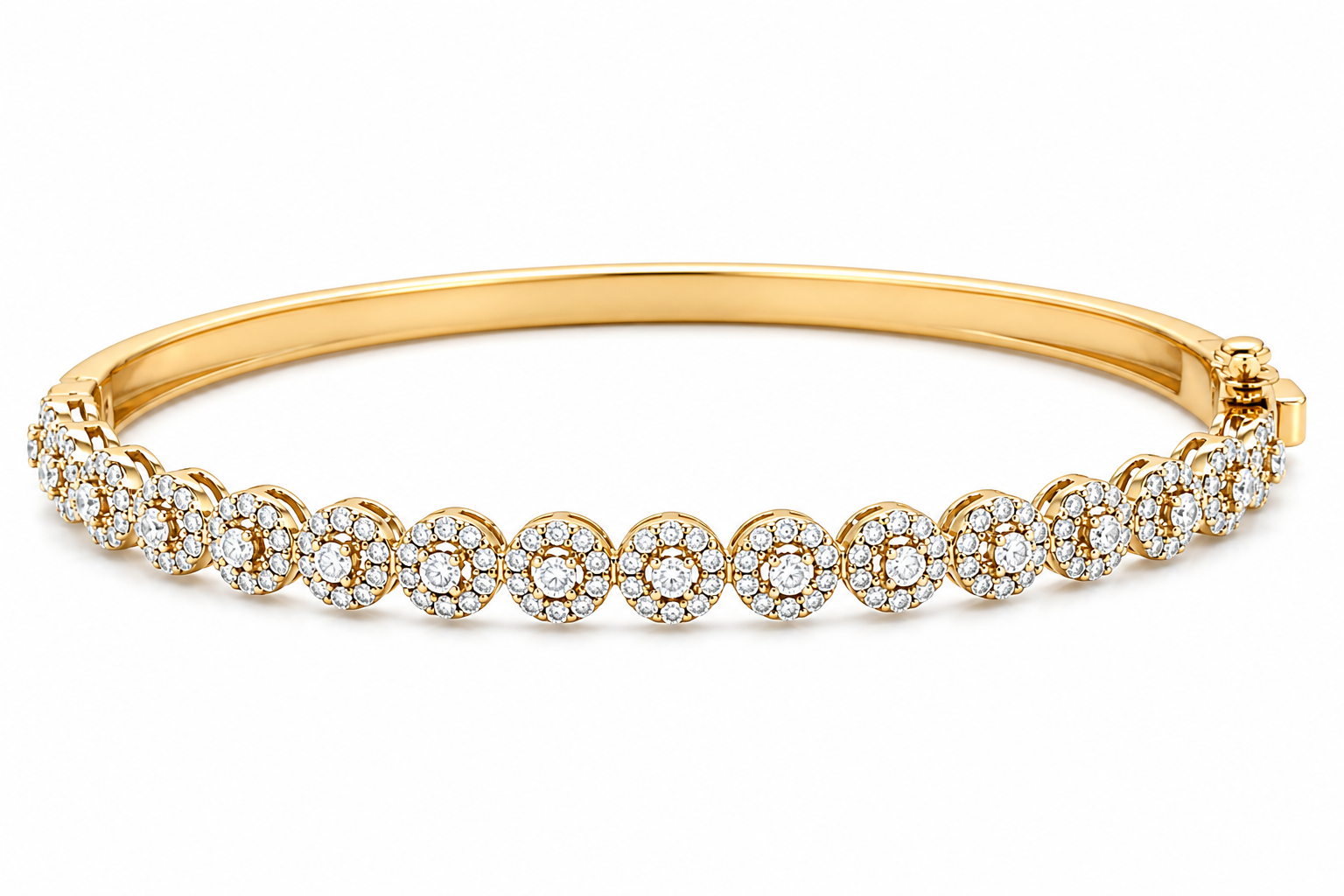 Diamond Flower Bracelet
