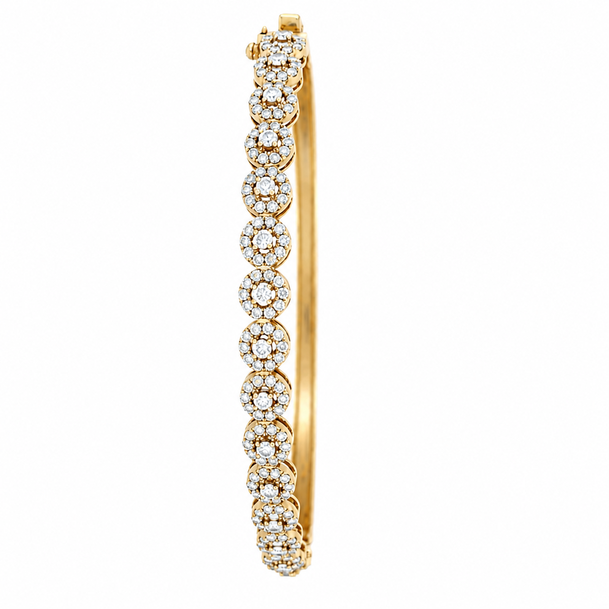 Diamond Flower Bracelet