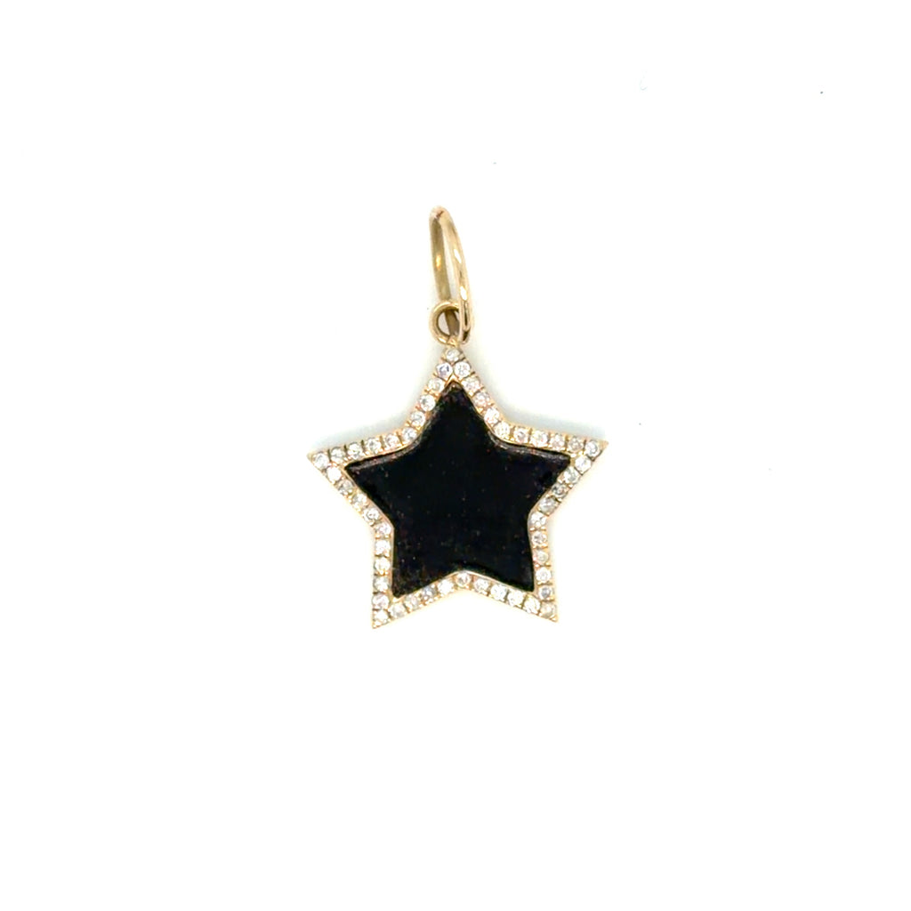 Diamond & Enamel Star Pendant