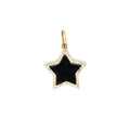 Diamond & Enamel Star Pendant