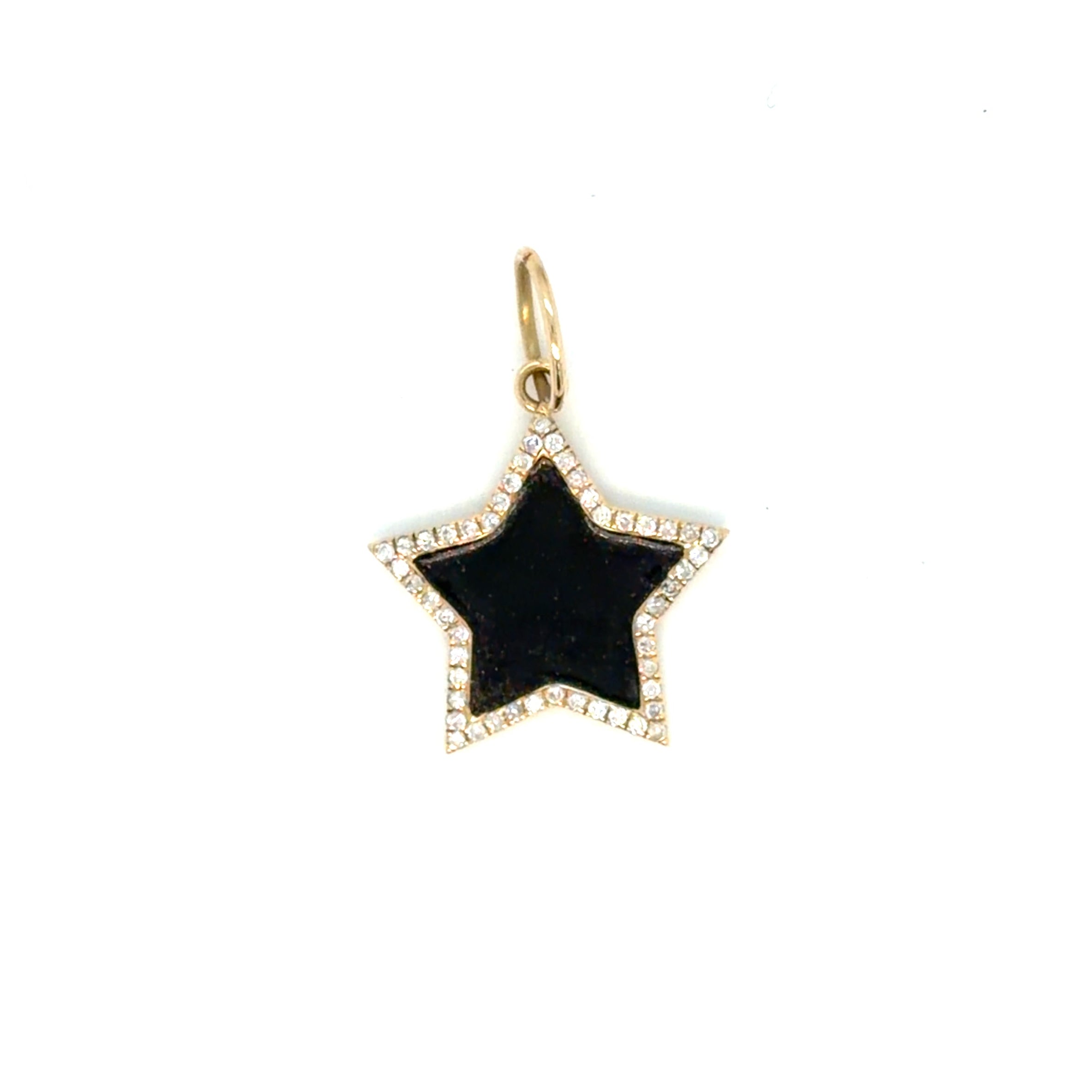 Diamond & Enamel Star Pendant