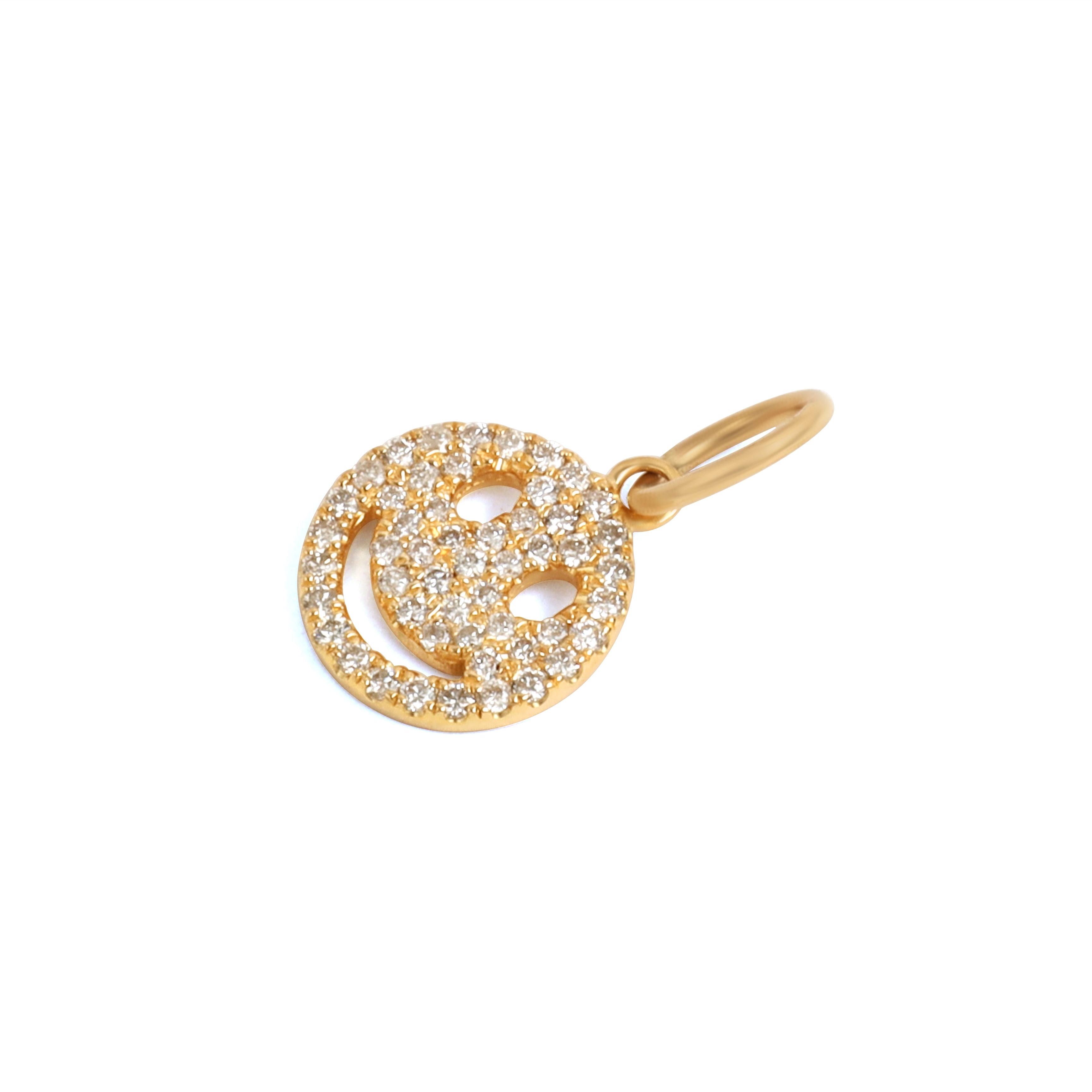 Diamond Smiley Charm
