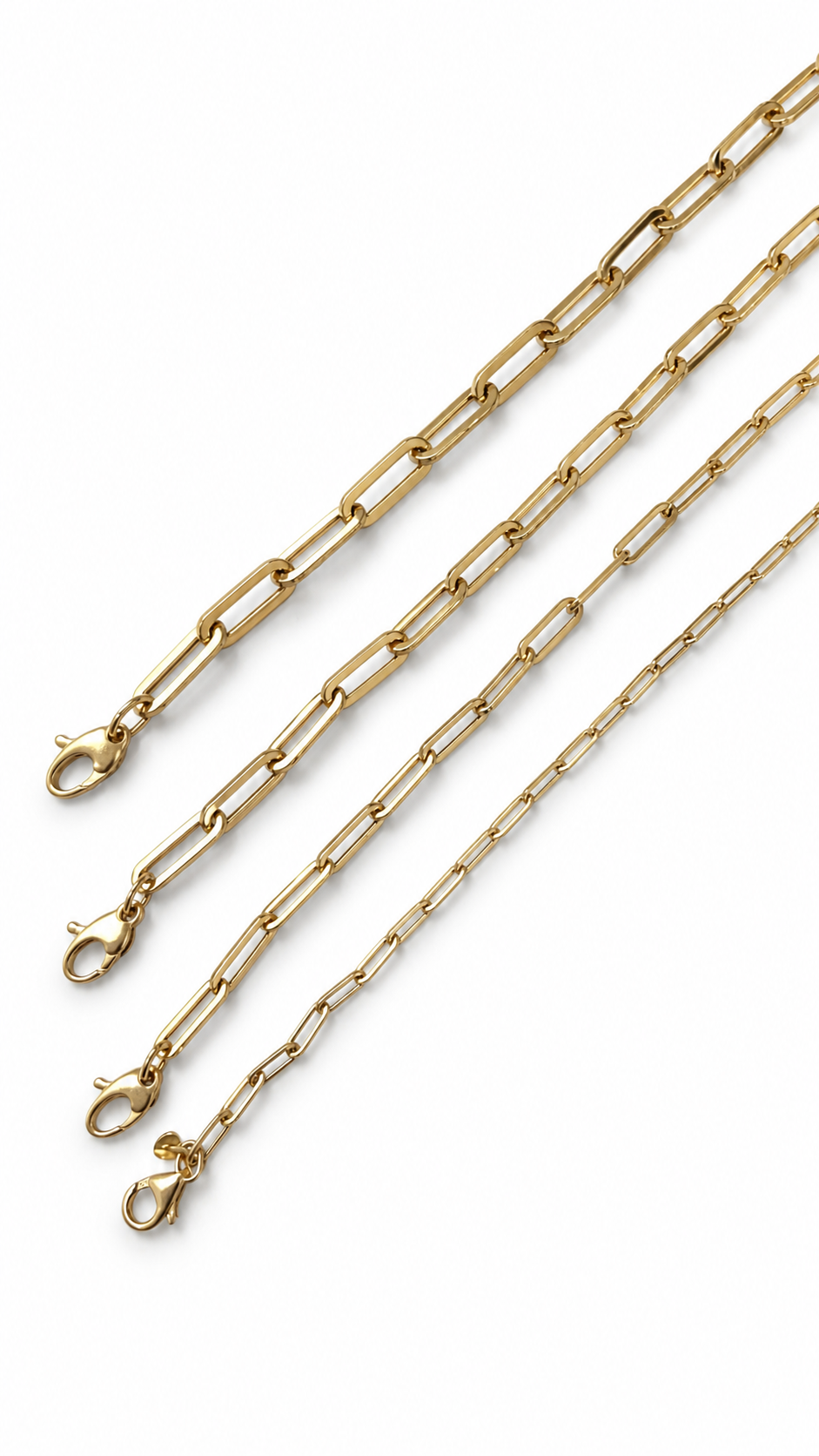 Gold Paperclip Chain