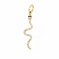 Diamond Snake Pendant