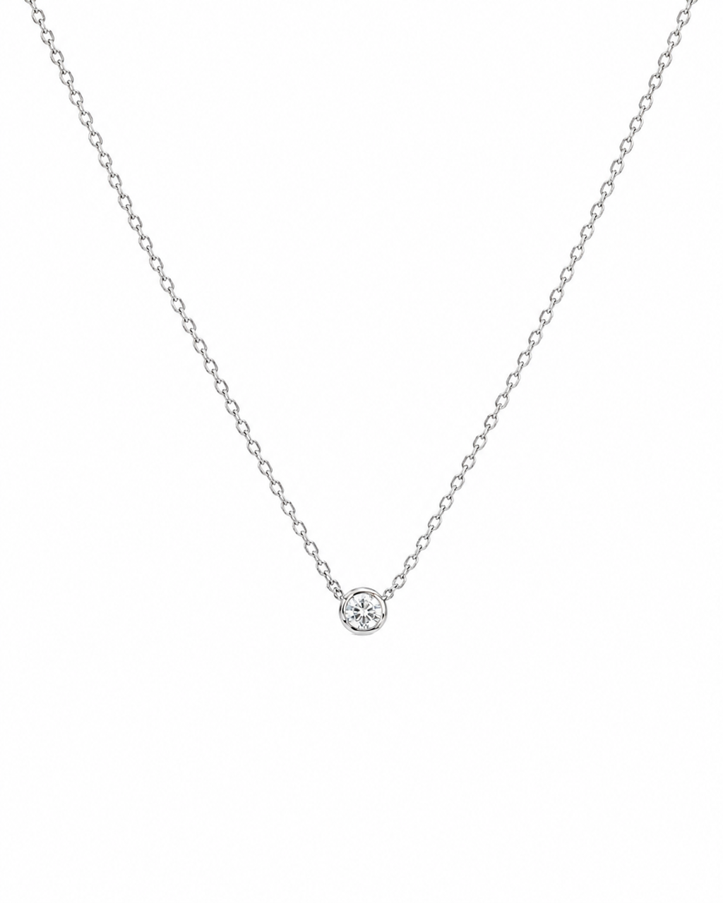 3mm Diamond Necklace