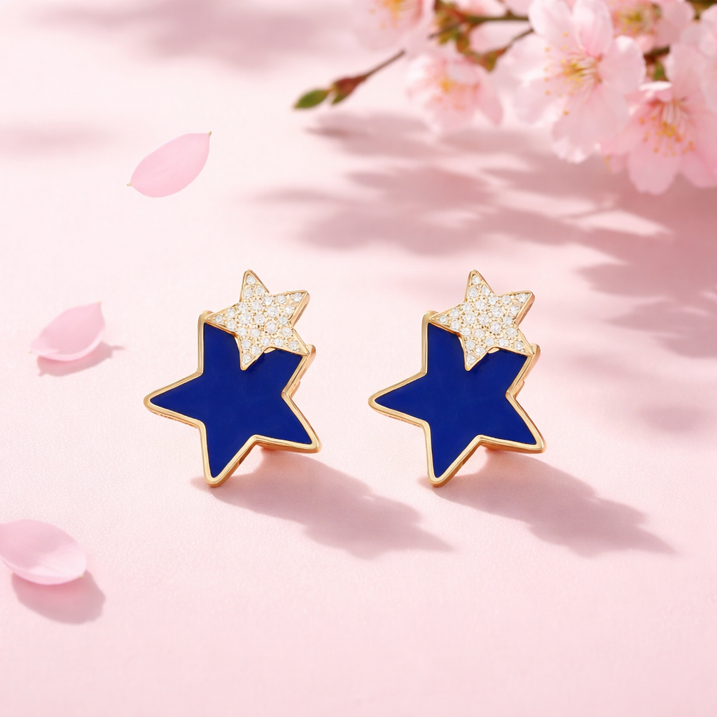 Duo Star Studs