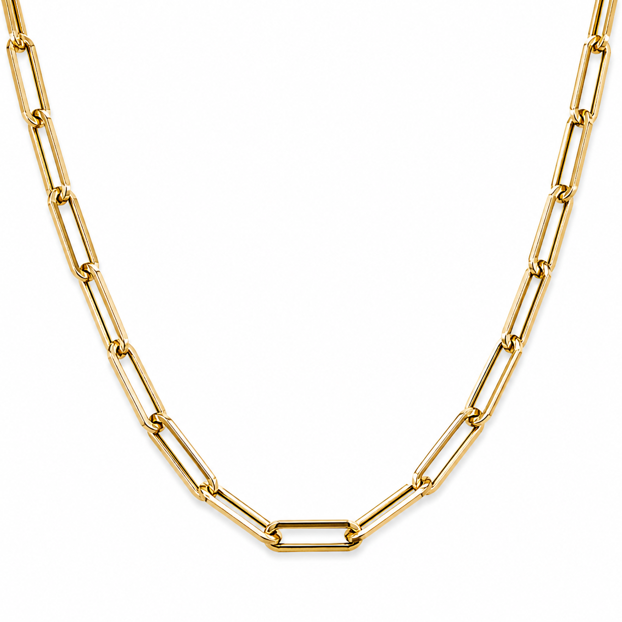 Gold Paperclip Chain